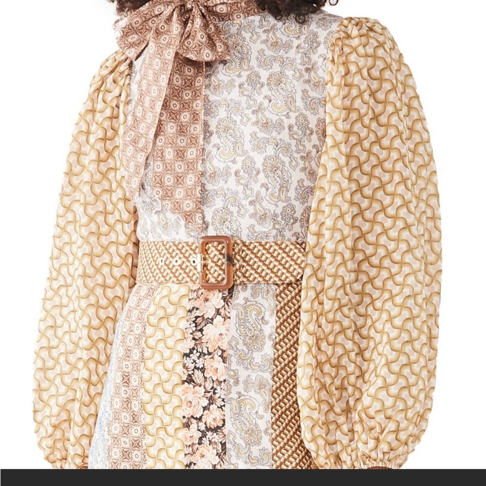 Zimmermann Multicolor Patchwork Dress - image 8